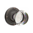 Emtek Providence Knob Concealed Screws With Ribbon & Reed Rosette