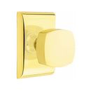 Emtek Freestone Knob Concealed Screws with Neos Rosette