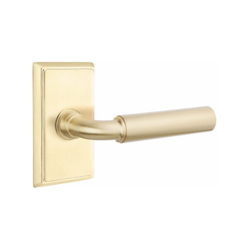 Emtek Manning Lever Concealed Screws with Rectangular Rosette