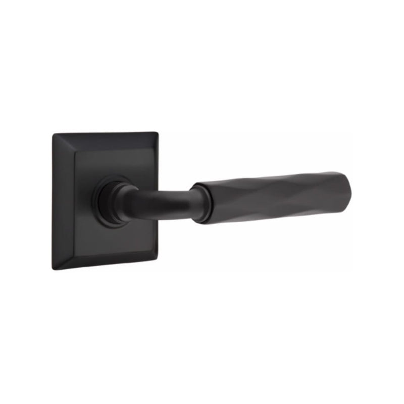 Emtek Select R-BAR Tribeca Lever with Quincy Rosette