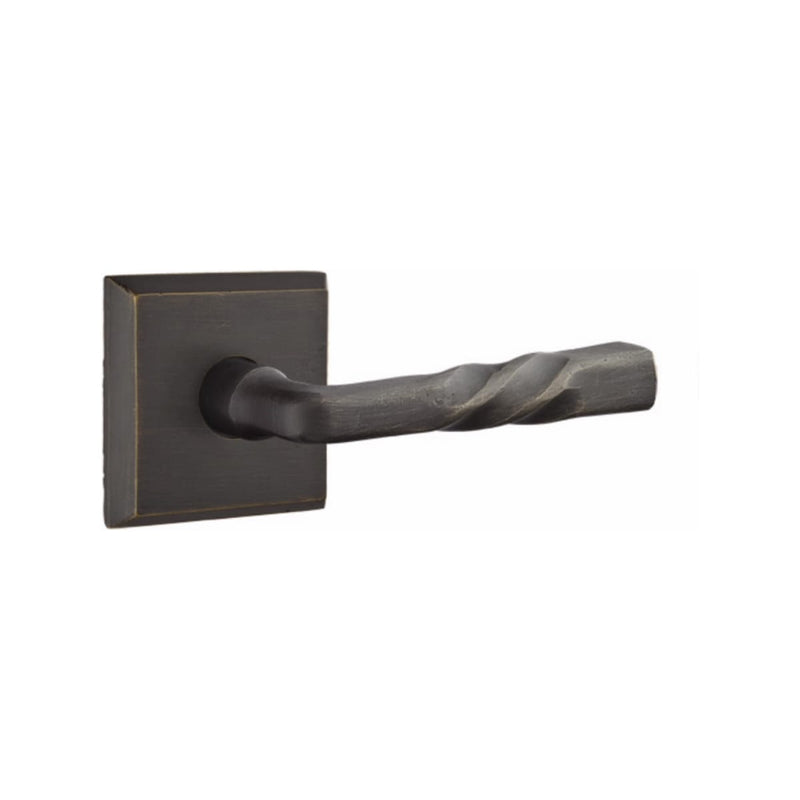 Emtek Sandcast Bronze Montrose Lever with