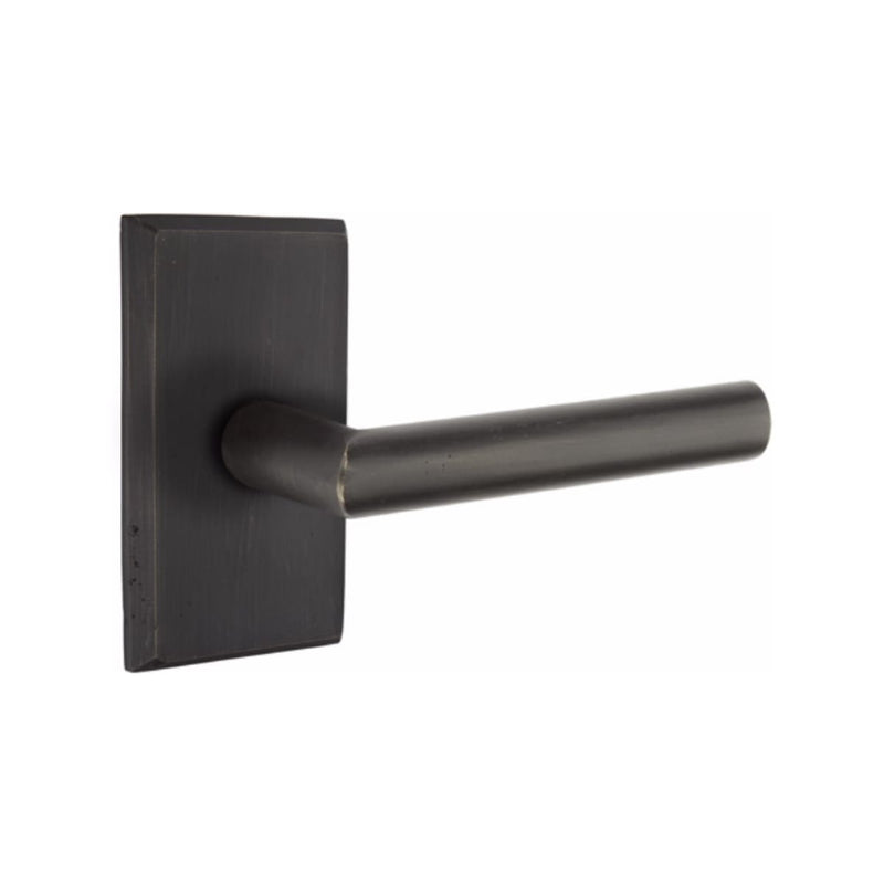 Emtek Sandcast Bronze Mariposa Lever Concealed Screws with