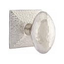 Emtek Hammered Egg Knob With Hammered Rosette