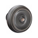 Emtek Single Cylinder Transitional Heritage Monolithic Handleset EMPowered Motorized Smart Lock Upgrade With Waverly Knob