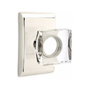 Emtek Modern Square Knob Concealed Screws with Neos Rosette