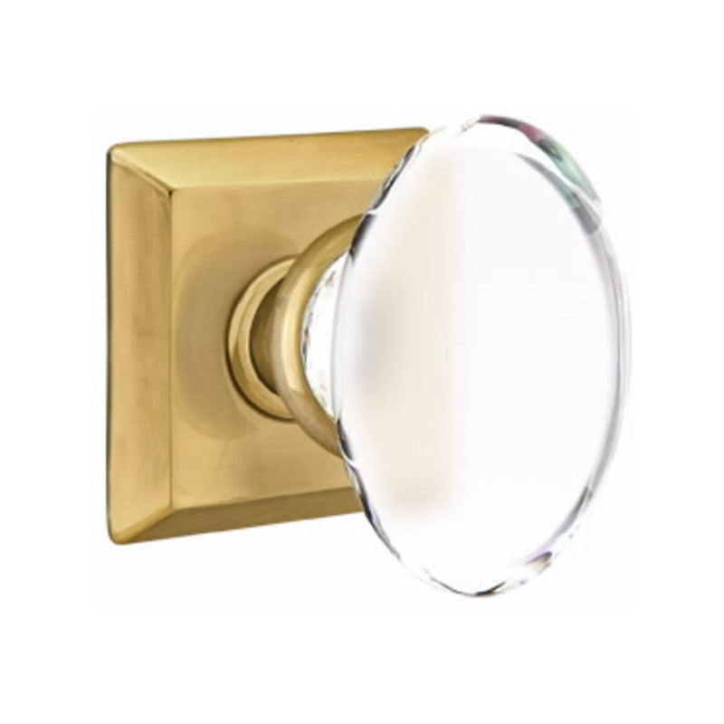 Emtek Hampton Knob With Quincy Rosette
