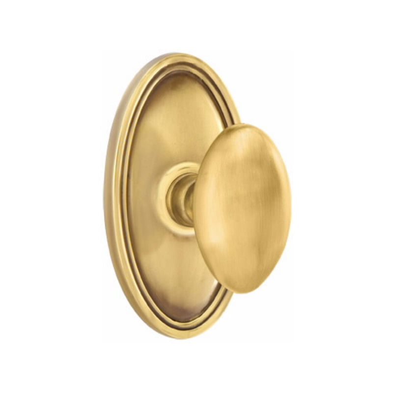 Emtek Egg Knob With Oval Rosette