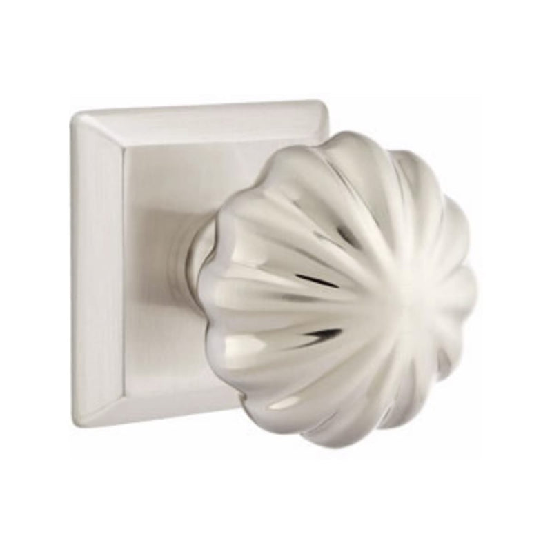 Emtek Melon Knob With Quincy Rosette