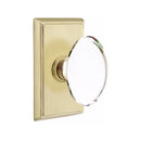 Emtek Hampton Knob Concealed Screws With Rectangular Rosette
