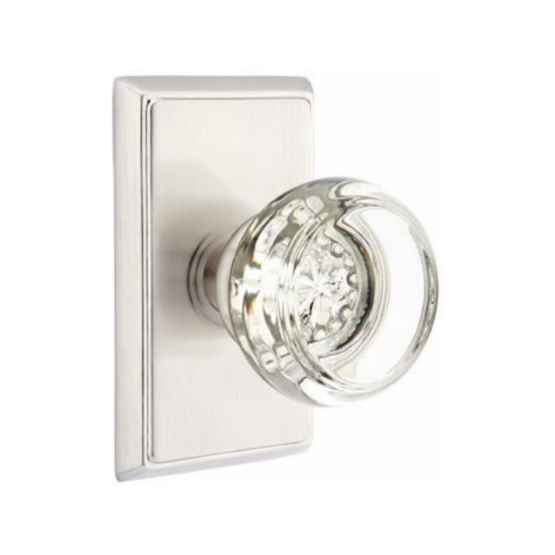 Emtek Georgetown Knob With Rectangular Rosette