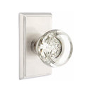 Emtek Georgetown Knob Concealed Screws With Rectangular Rosette