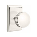 Emtek Bern Knob with Neos Rosette