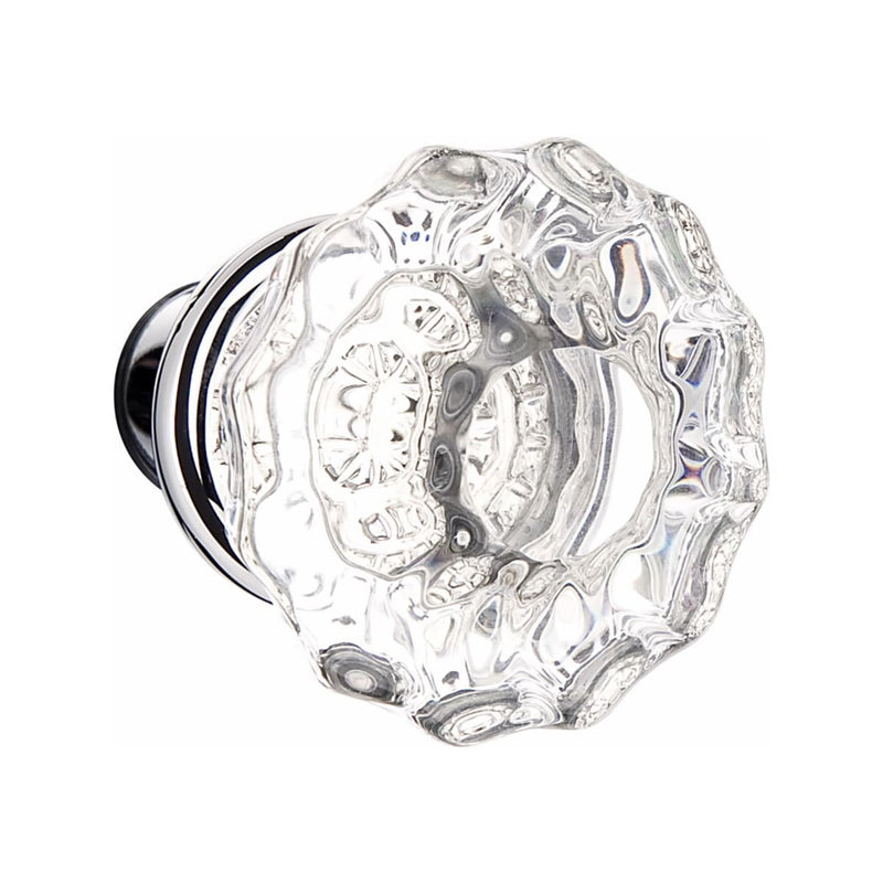 Emtek Dummy Mormont Mortise Handleset with Astoria Glass Knob