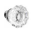 Emtek F20 Function Lugano Mortise Handleset with Astoria Glass Knob