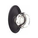 Emtek Georgetown Knob Concealed Screws With Oval Rosette