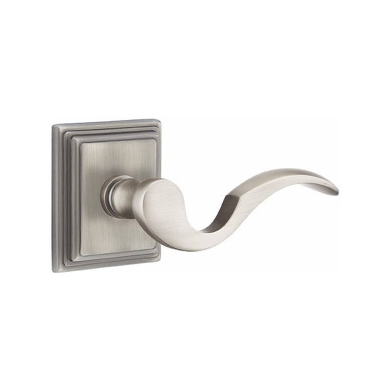 Emtek Cortina Lever Concealed Screws with Wilshire Rosette