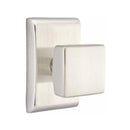 Emtek Square Knob Concealed Screws with Neos Rosette