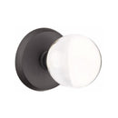 Emtek Glass Bristol Knob Concealed Screws with