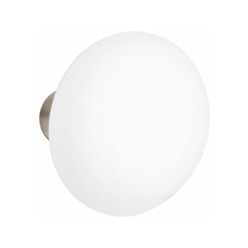 Emtek F13 Function Lugano Mortise Handleset with Ice White Knob