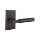 Emtek Sandcast Bronze Bryce Lever Concealed Screws with