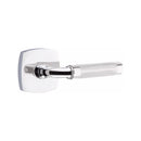 Emtek Select R-BAR Knurled Lever Concealed Screws  with Urban Modern Rosette