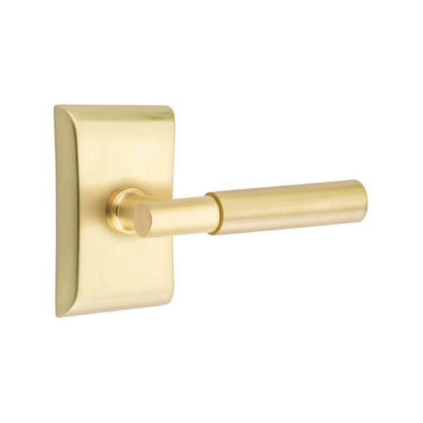 Emtek Myles Lever with Neos Rosette Concealed Screws