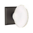 Emtek Glass Hampton Knob Concealed Screws with