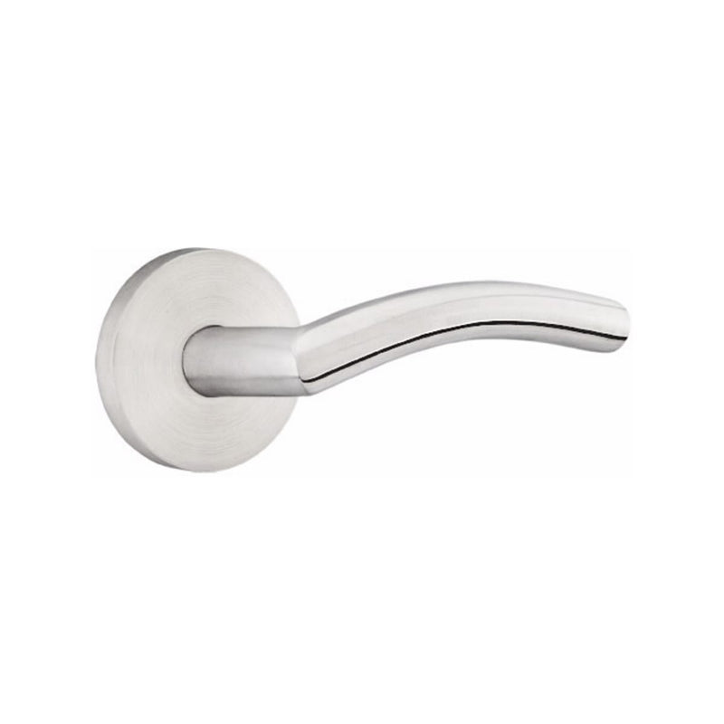 Emtek Tubular Stainless Steel Dresden Lever with Disk Rosette