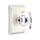 Emtek Windsor Knob Concealed Screws with Neos Rosette