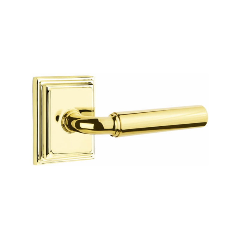 Emtek Manning Lever Concealed Screws with Wilshire Rosette