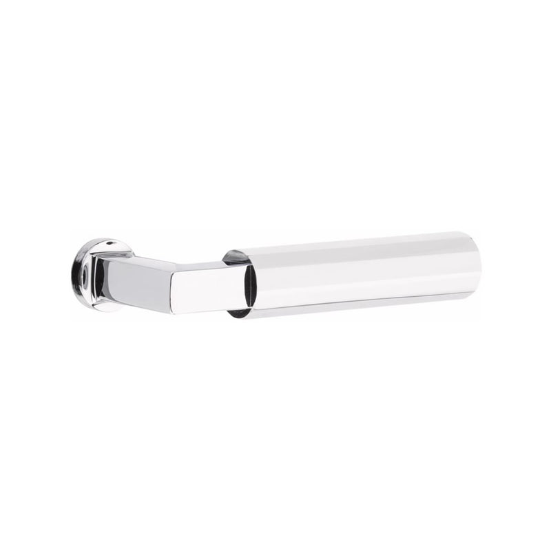 Emtek Modern Style Electronic Keypad Leverset with Select L-Square Faceted Lever