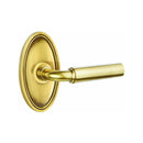 Emtek Manning Lever Concealed Screws with Oval Rosette