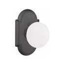 Emtek Wrought Stee Madison Ivory Knob with