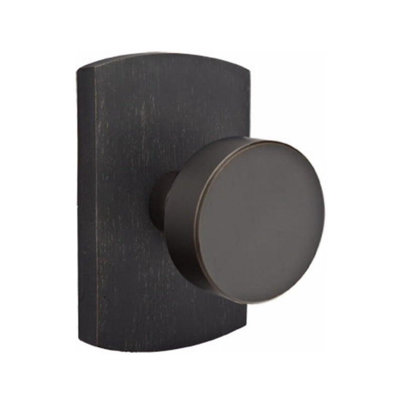 Emtek Sandcast Bronze Round Knob with