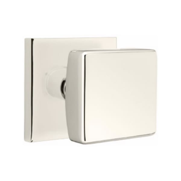 Emtek Square Concealed Screws Knob with Square Rosette