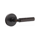 Emtek Select R-BAR Hammered Lever with Disk Rosette