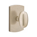 Emtek Sandcast Bronze Egg Knob Concealed Screws with