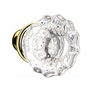 Emtek F13 Function Lugano Mortise Handleset with Astoria Glass Knob