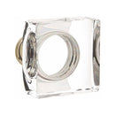 Emtek Baden EMPowered™ Motorized Touchscreen Keypad Entry Set with Modern Square Glass Knob