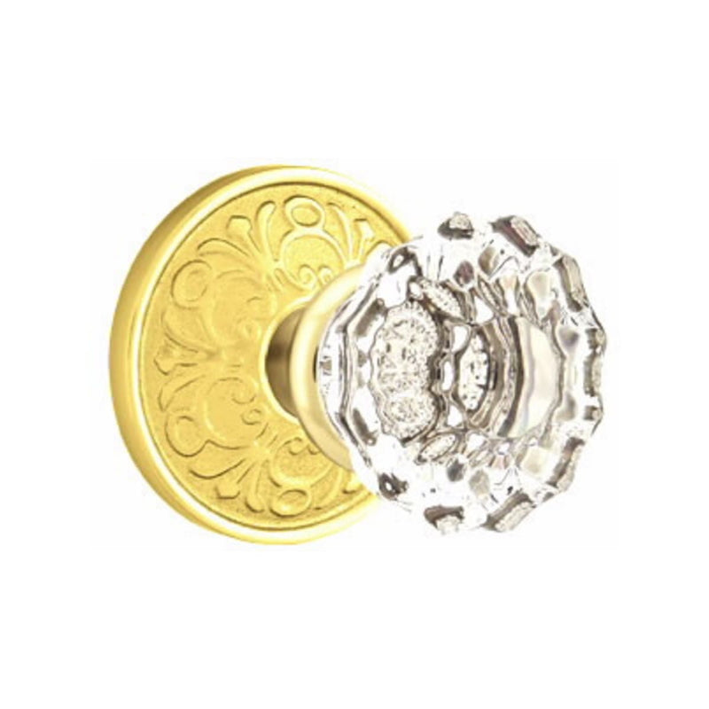Emtek Astoria Knob Concealed Screws With Lancaster Rosette