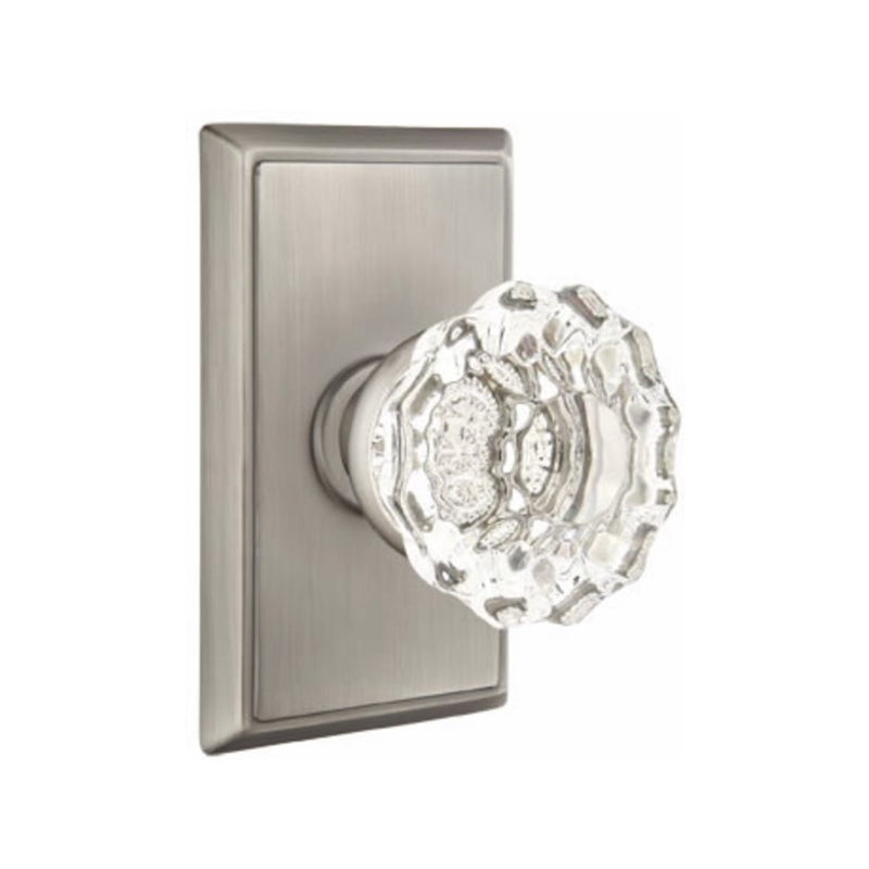 Emtek Astoria Knob Concealed Screws With Rectangular Rosette