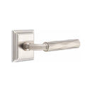 Emtek Select R-BAR Tribeca Lever Concealed Screws with Wilshire Rosette