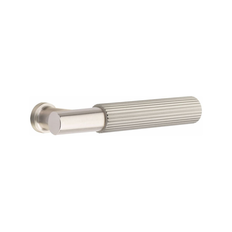 Emtek Dummy Mormont Mortise Handleset with Select T-Bar Straight Knurled Lever