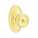 Emtek Waverly Knob With Oval Rosette