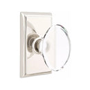 Emtek Hampton Knob With Rectangular Rosette