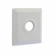 Emtek Select T-BAR White Marble Lever Concealed Screws with Quincy Rosette