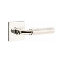Emtek Select R-BAR Faceted Lever Concealed Screws with Square Rosette
