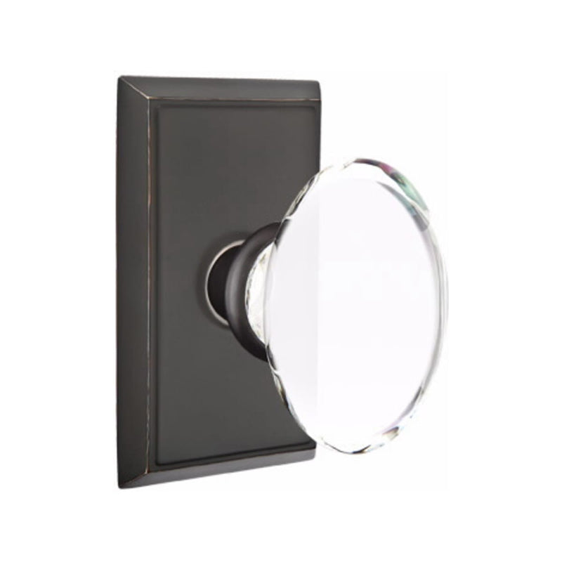 Emtek Hampton Knob Concealed Screws With Rectangular Rosette