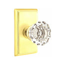 Emtek Astoria Knob Concealed Screws With Rectangular Rosette