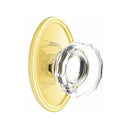 Emtek Lowell Knob Concealed Screws With Oval Rosette